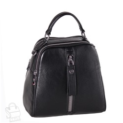 Рюкзак женский кожаный 99451 black Velina Fabbiano-Safenta