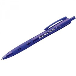 Ручка автоматическая шариковая "Micra" 1782 синяя 0.7 мм Luxor