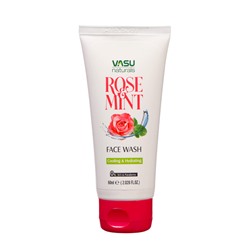 Гель для умывания лица Vasu с розой и мятой, 60 мл