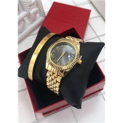 Подарочный набор для женщин часы, браслет + коробка #21177574