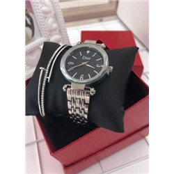 Подарочный набор для женщин часы, браслет + коробка #21177580