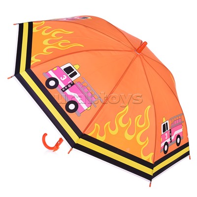 Зонт детский "Пожарная машина" (48,5 см)
