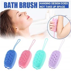 Силиконовая массажная губка для тела Bubbles Bath Brush