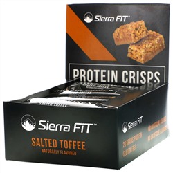 Sierra Fit, протеиновые чипсы, соленый ирис, 12 батончиков, 56 г (1,98 унции) каждый