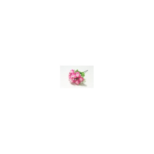 Искусственные цветы, Ветка в букете роза 9 голов (1010237) микс Цвет микс