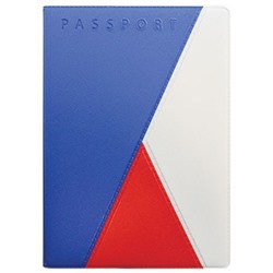 Обложка для паспорта ПВХ Трио голубая 2203.ТР-117 ДПС