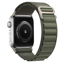 Ремешок - ApW27 Alpine Loop Apple Watch 42/44/45/49мм текстиль (green)