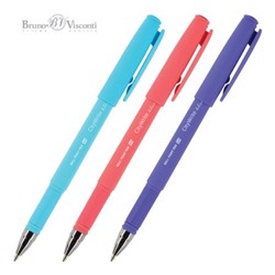 Ручка шариковая 1.0 мм "CityWrite.JOY" синяя (3 цвета корпуса) 20-0057 Bruno Visconti