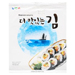 Жареная морская капуста «КИМ» (нори для суши и роллов) VCA, Корея, 20 г Акция