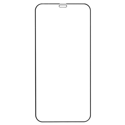 Защитное стекло Full Screen RockBox 2,5D для "Apple iPhone 12/iPhone 12 Pro" (5) (black) (black)