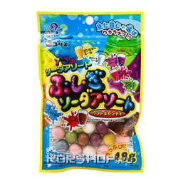 Жевательные конфеты ассорти 7 вкусов Fushigi Soda Coris, Япония, 48 г Акция