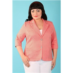 Пиджак приталенный розовый женский