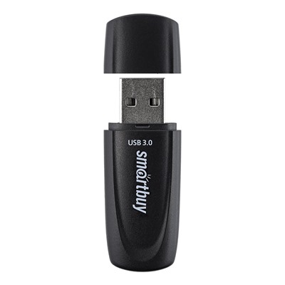 Флэш накопитель USB 128 Гб Smart Buy Scout 2.0 (black)