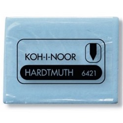 Ластик-клячка для графита и угля, мягкий в полиэт.упаковке 6421018009KD Koh-I-Noor