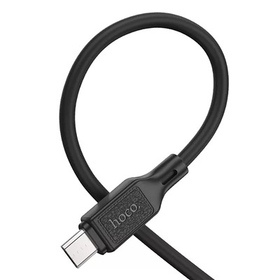 Кабель USB - micro USB Hoco X90 Cool  100см 2,4A  (black)