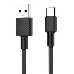 Кабель USB - Type-C Hoco X29 Superior (повр. уп)  100см 2A  (black)