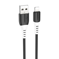 Кабель USB - Apple lightning Hoco X82  100см 2,4A  (black)