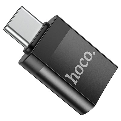Адаптер Hoco OTG UA17 Type-C/USB (black)
