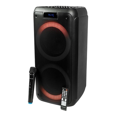 Портативная акустика напольная Nakatomi GS-50, микрофон BT (black)