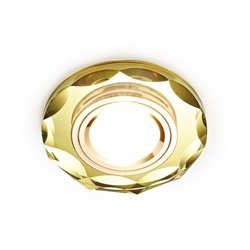 Встраиваемый потолочный точечный светильник 800 GOLD золото MR16 D90 mm
