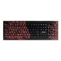 Клавиатура Smart Buy SBK-223U-D-FC мембранная игровая USB (black)