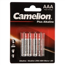 Батарейка AAA Camelion LR03 (4-BL) (48/1152)