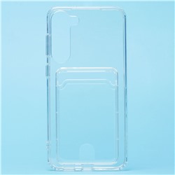 Чехол-накладка - SC276 с картхолдером для "Samsung SM-S916 Galaxy S23+" (transparent)