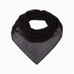 Платок текстильный, цвет черный, размер 70х70