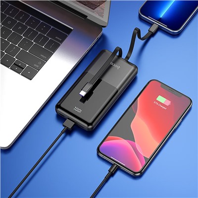 Внешний аккумулятор Hoco Q9 Pro PD QC 10000mAh USB Type-C/Lightning/USB/Type-C/Lightning (black)