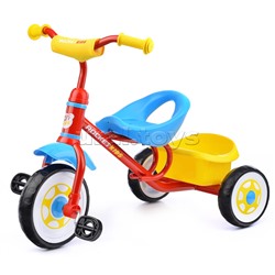 Велосипед трехколесный Rocket, колеса EVA 10"/8", цвет красный/синий