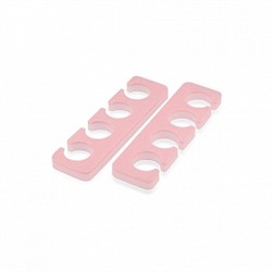 Разделители для пальцев ног (розовые, 9 мм), RuNail (Арт. 0808)
