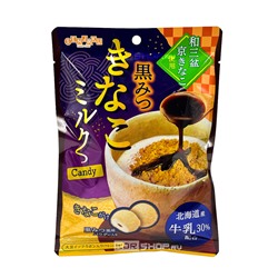 Карамель со вкусом кинако, молока и сахарного сиропа Senjaku, Япония, 70 г Акция