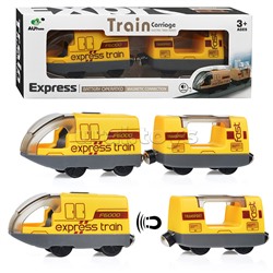 Поезд "Exspress train" желтый, в коробке