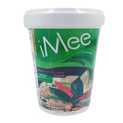 Лапша б/п с зелёной пастой карри и вкусом курицы (стакан) Imee, Таиланд, 70 г