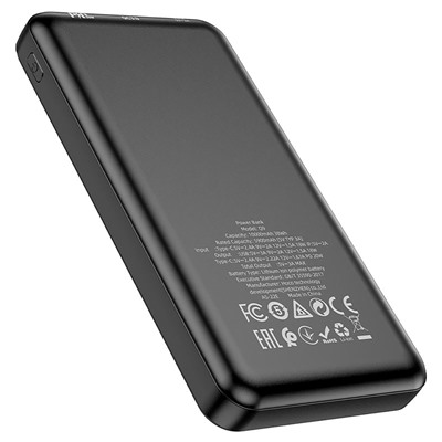 Внешний аккумулятор Hoco Q9 PD QC 10000mAh USB Type-C/Lightning/USB*2/Type-C (black)