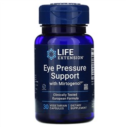 Life Extension, Поддержка нормального глазного давления с Mirtogenol, 30 растительных капсул