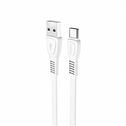 Кабель USB - Type-C Hoco X40 Noah Charging (повр. уп)  100см 2,4A  (white)