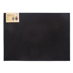 Коврик «Универсальный СОТЫ», 50х67 см, цвет чёрный