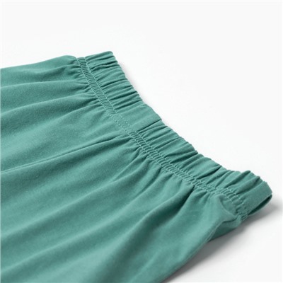 Комплект для мальчика (футболка/шорты) "Экскаватор", цвет т.синий/зеленый, р.98-104