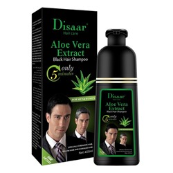 Шампунь - краска для седых волос Disaar Hair care Aloe Vera Extract 400мл