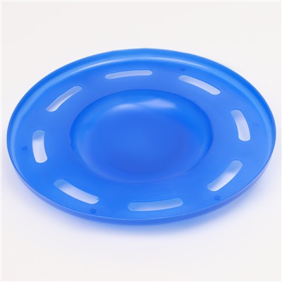 Летающая тарелка «Фигурная» темно-синий, 20 см