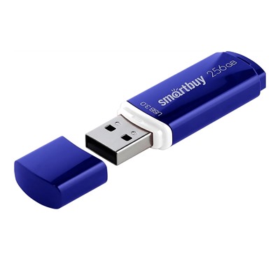 Флэш накопитель USB 256 Гб Smart Buy Crown 3.0 (blue)