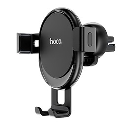 Держатель автомобильный Hoco гравитационный CA56 Plus (повр. уп.) в дефлектор (black)