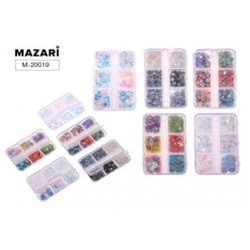 Набор конфетти 5 видов, пластиковая коробка M-20019 Mazari