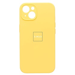 Чехол-накладка ORG Soft Touch с закрытой камерой для "Apple iPhone 13" (yellow)