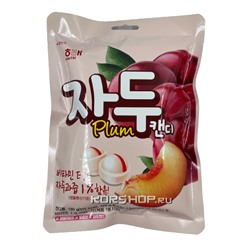 Леденцовая карамель со вкусом сливы Plum Candy Haitai, Корея, 130 г Акция