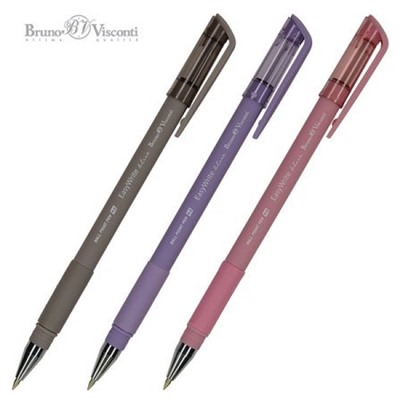 Ручка шариковая EasyWrite.RIO синяя 0.5мм (3 цвета корпуса) 20-0046 Bruno Visconti