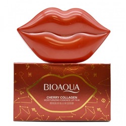 Патчи для губ Bioaqua Cherry Collagen Moisturizing Essence Lip Film