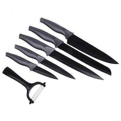 Набор кухонных ножей "Карбон" 6 пр