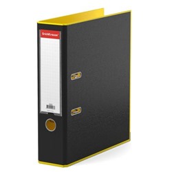 Папка-регистратор 70 мм "Accent" желтый, с уголками, с карманом 51073 Erich Krause